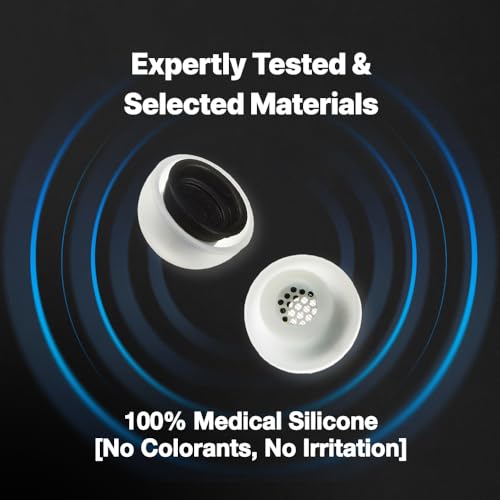 AZLA MAX for Airpods Pro 1st & 2nd Gen (M) Airpod Ear Tips Replacement Premium Silicone Ear Tips - Image 5