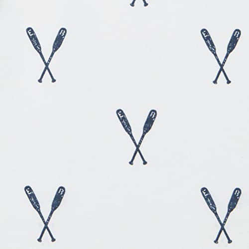 Eddie Bauer - Full Sheets, Cotton Percale Bedding Set, Crisp & Cool Home Decor, Dorm Room Essentials (Eddies Oar Blue, Full) - Image 3