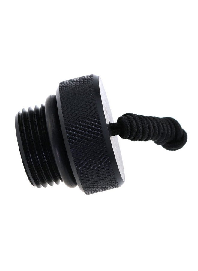 LUORNG Tank Valve Cover Black Scuba Diving Dive Din Tank Valve Regulator Dust Plug Cap Male Threaded Din Scuba Tank Valve Dust Plug Protector Cap - Image 5