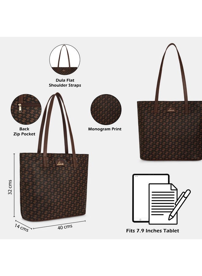 Lavie Women's Palmer Monogram LL Print Tote Bag | Ladies Purse Handbag - Image 3