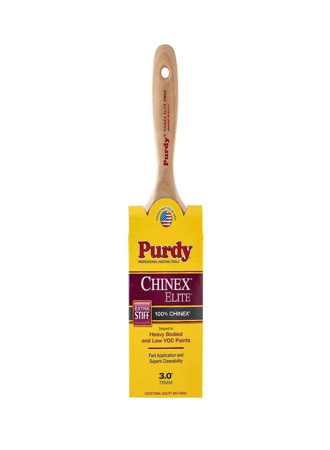 بوردي فرشاة طلاء Purdy 3' 144500930 Chinex Elite Swan، شريط مسطح، ذيل القندس - Image 1