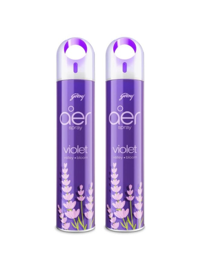 Godrej Aer Air Freshener Spray Violet Valley Bloom Violet 300ml - Image 1