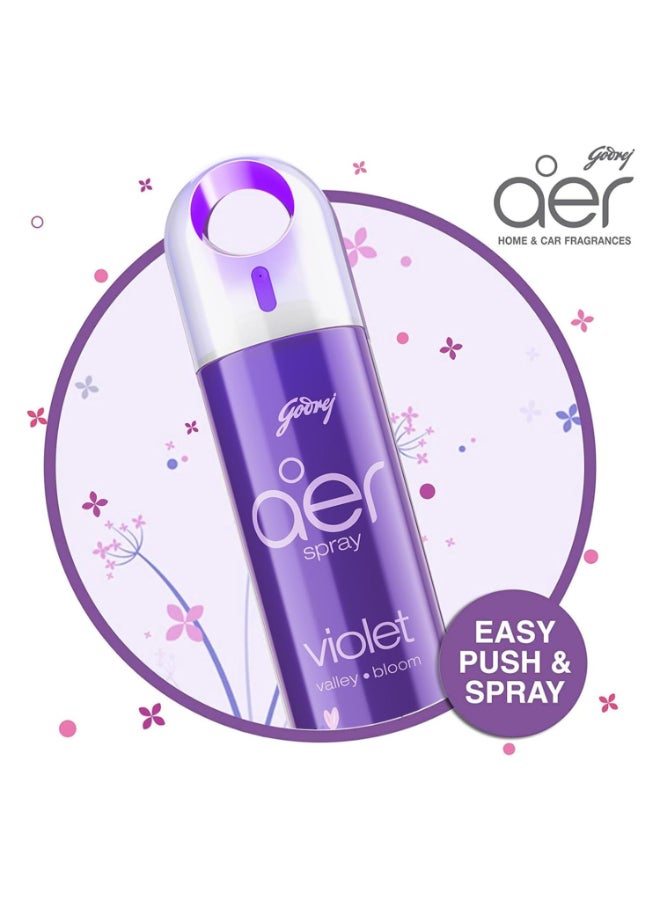 Godrej Aer Air Freshener Spray Violet Valley Bloom Violet 300ml - Image 3