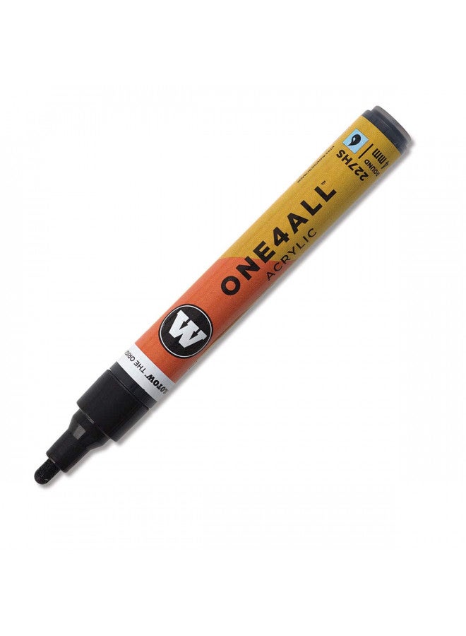 MOLOTOW ONE4ALL Acrylic Paint Marker, 4mm, Signal Black, 1 Each (227.212) - Image 1