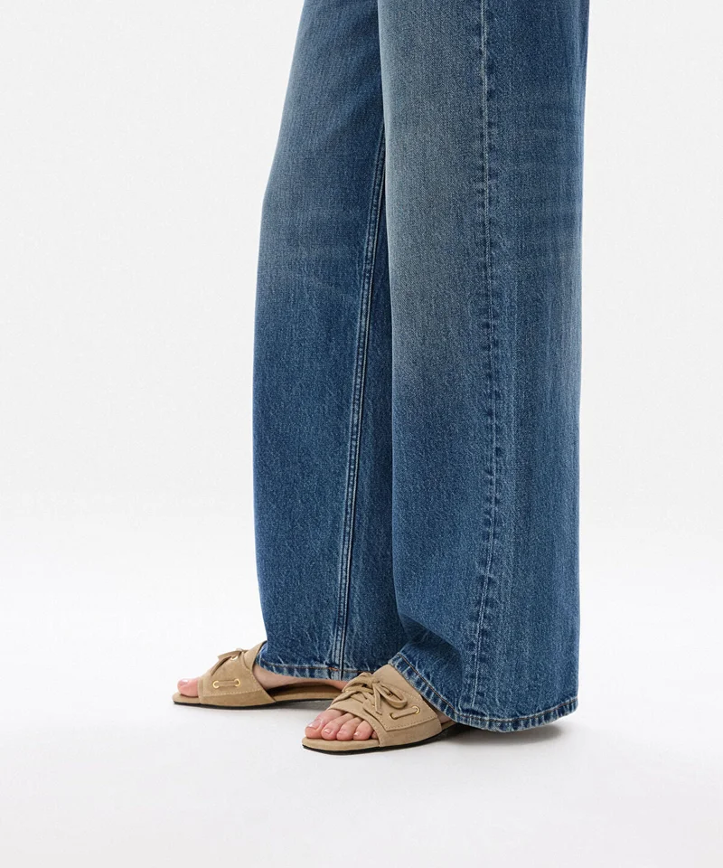 Ipekyol Suede-Leather Slippers with Bow