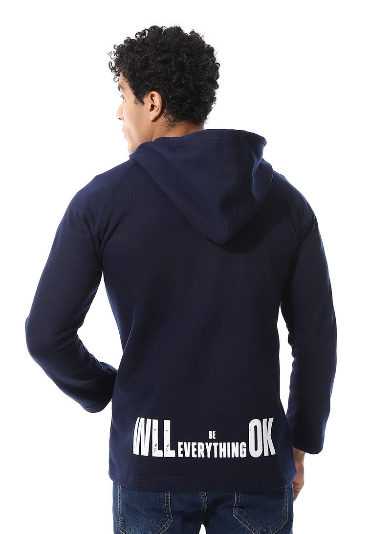 سيزار هود رجالي مزود بغطاءللرأس وسوستة في المنتصف - Image 2