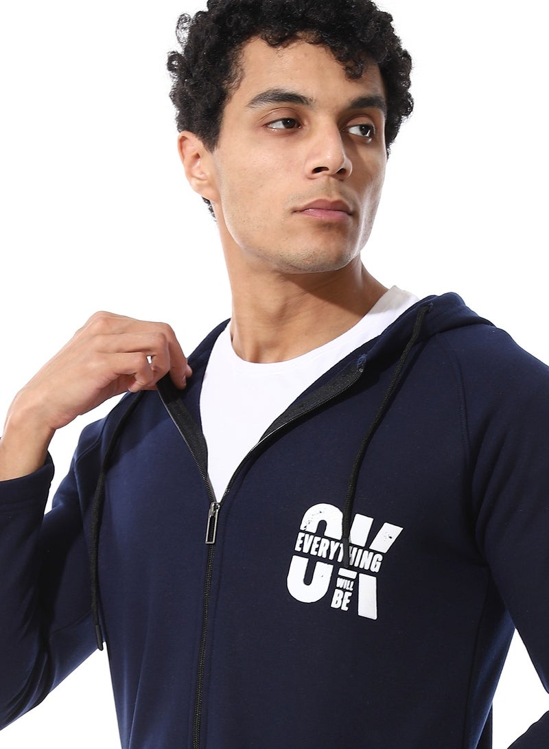 سيزار هود رجالي مزود بغطاءللرأس وسوستة في المنتصف - Image 3