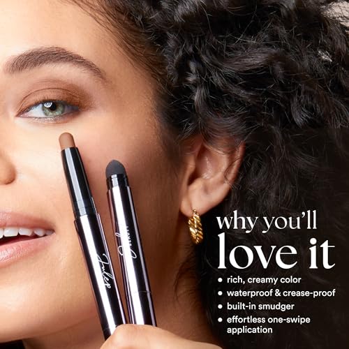 Julep Eyeshadow 101 Cream-to-Powder Waterproof Shadow Stick – Rose Shimmer – Long-Lasting, Crease-Proof, Pearlescent Rose Shimmer Cream Eyeshadow with Built-in Smudger - Image 4