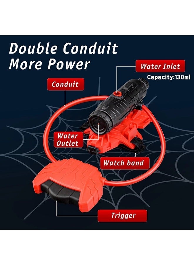 Gasin Spider-Man Wrist Launcher Push-to-Fire Water  Children's Wearable Arm Water Play Toys (with Kids Gloves) - Image 4