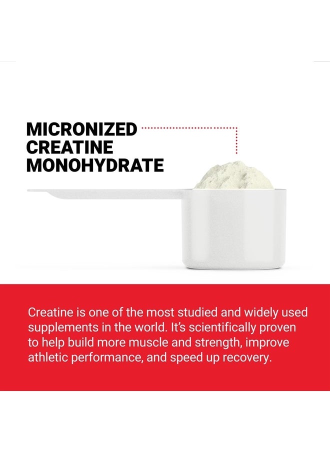 Force Factor FORCE FACTOR Creatine Monohydrate, Creatine Powder for Muscle Gain, More Strength, and Faster Workout Recovery, Clinically Studied Micronized Creatine 5g Dose Per Serving, Unflavored, 60 Servings  - Image 3