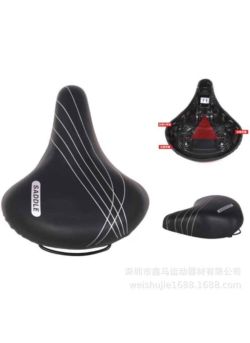 1 x 5 pcs Electric Bike Saddle Universal Cushioned Oversized Black - pzsku/Z94A638BFAC0F28FFEEB8Z/45/_/1730735042/14e32955-4e3a-40a0-a237-9291a6e9d883