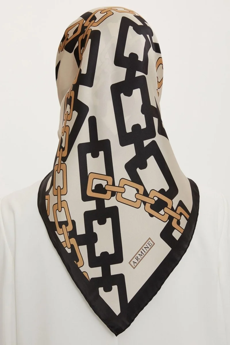 ARMINE Nostalgia Series Sura Silk Scarf 8736DS-01