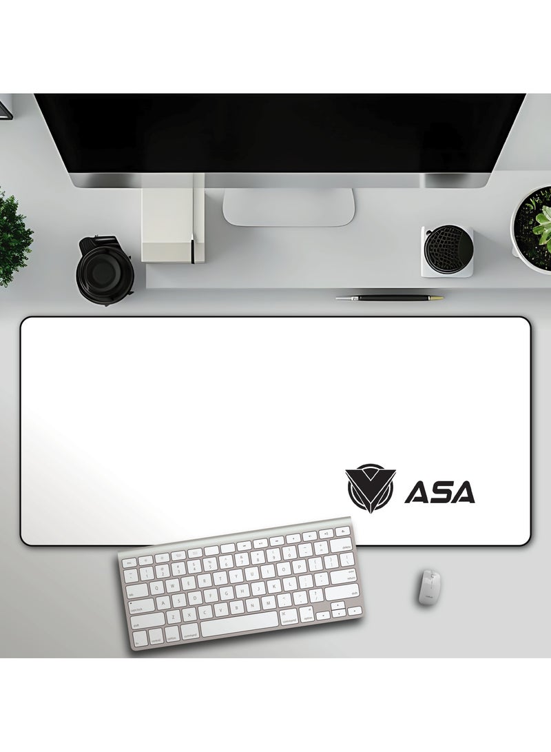ASA Extended Mouse Pad 90x40cm Non-Slip Rubber Base with Stitched Edges, Smooth Cloth Surface, Waterproof  - Image 4