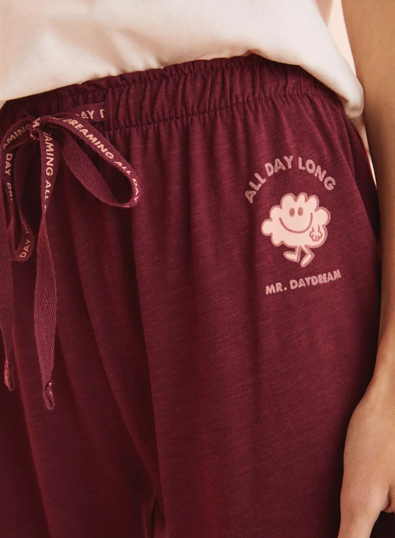 women'secret High Waist Printed Pyjama