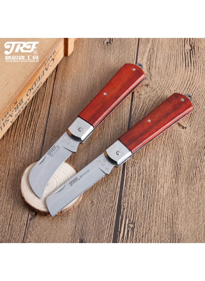LANLONG Lanlong Wooden Handle Wire Stripper 