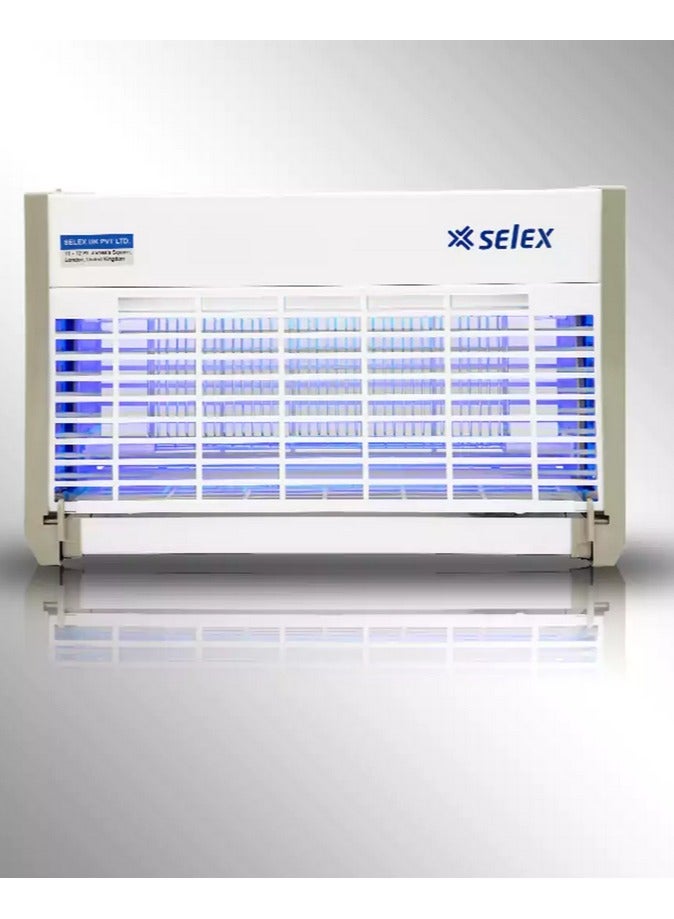 Selex LED Insect Killer with LED UV Tubes – 2*5W, Wall/Ceiling Mounted – No Spray, Safe & Economical Bug Zapper (3 Year Warranty) - Image 4