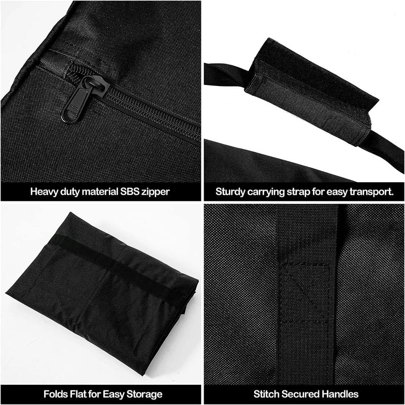 INFANZIA Duffel Travel Sports Equipment Bag, Long Luggage Bag with Upgrade Zipper Water Resistant, Extra Large Foldable Storage Bag for Camping, Tent, Tripod, Fishing(45x12x13 inch,1PCS) - Image 5