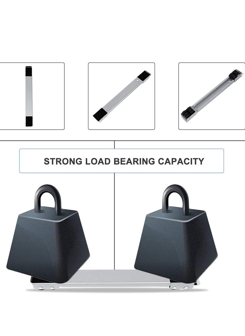 حامل غسالة بعجلات قاعدة قابلة للتعديل قاعدة متحركة للثلاجة عربة نقل للغسالة والثلاجة والأثاث - Image 3