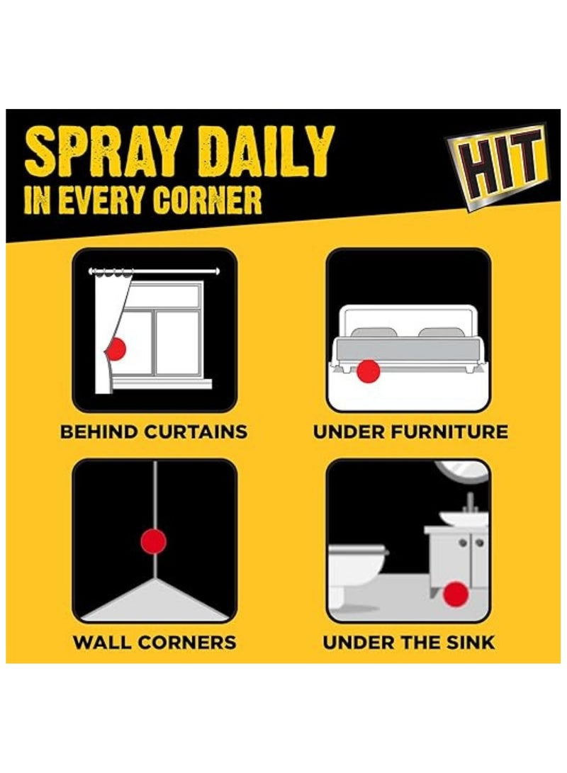 HIT All Insect Killer Citrus Fragrance 3 x 300ml  - Image 2