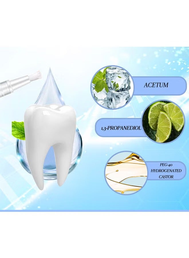 efero Teeth Whitening Pen, Cleaning Serum Remove Plaque Stains Dental Tools Whiten Teeth Oral Hygiene Tooth Whitening Pen Effective Transparent White Teeth Tooth Whitener Bleach Ph Neutral - Image 3