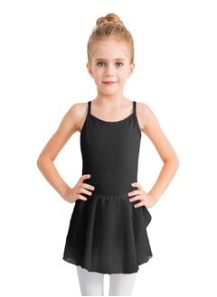 Stelle Stelle Ballet Leotards for Girls Dance Camisole Dress Skirted Ballerina Outfits Sleeveless (Toddler/Little Girl/Big Girl) (Black, 3-4T)  - Image 4