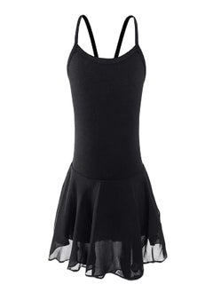 Stelle Stelle Ballet Leotards for Girls Dance Camisole Dress Skirted Ballerina Outfits Sleeveless (Toddler/Little Girl/Big Girl) (Black, 3-4T)  - Image 3