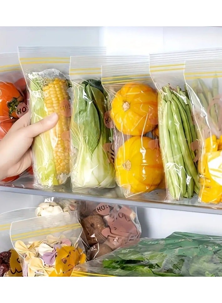 Cute Resealable Food Storage Bags -  (20 pcs) for Freshness and Organization size M  - Image 2