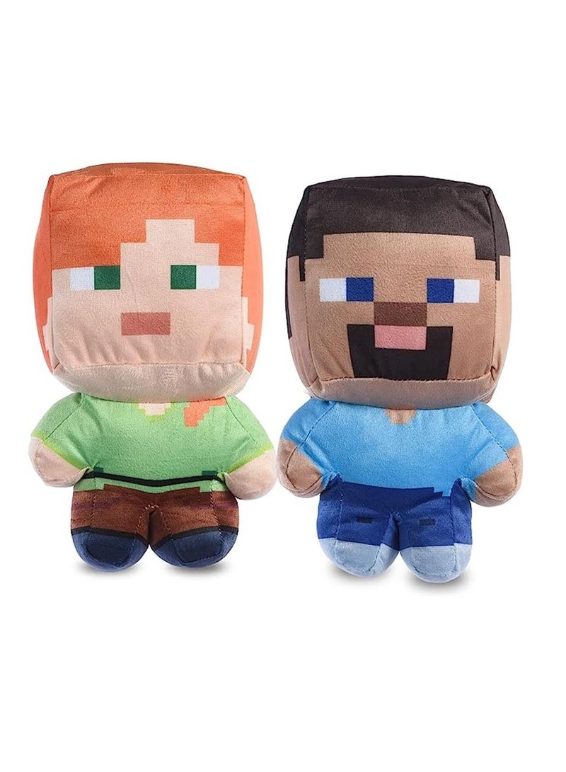 ماين كرافت مجموعة من عشرينات ماينكرافت للحيوانات الأليفة - أليكس وستيف بزي الكلاب | تفاصيل المنتج: مجموعة حيوانات أليفة من شركة مويانج ستوديوز | هدايا للأطفال الذين يحبون ألعاب الفيديو. - Image 1