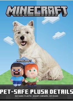 MINECRAFT Minecraft Pets Set of Two Figurines - Alex and Steve in Dog Costumes | Product Details: Mojang Studios Pets Collection | Gifts for Kids who Love Video Games.  - Image 2
