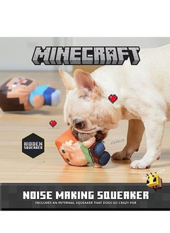 MINECRAFT Minecraft Pets Set of Two Figurines - Alex and Steve in Dog Costumes | Product Details: Mojang Studios Pets Collection | Gifts for Kids who Love Video Games.  - Image 4