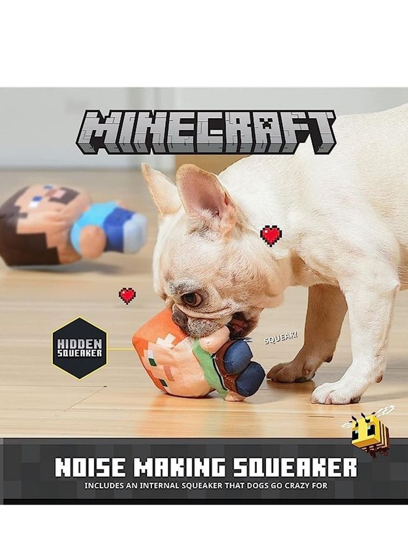 ماين كرافت مجموعة من عشرينات ماينكرافت للحيوانات الأليفة - أليكس وستيف بزي الكلاب | تفاصيل المنتج: مجموعة حيوانات أليفة من شركة مويانج ستوديوز | هدايا للأطفال الذين يحبون ألعاب الفيديو. - Image 4