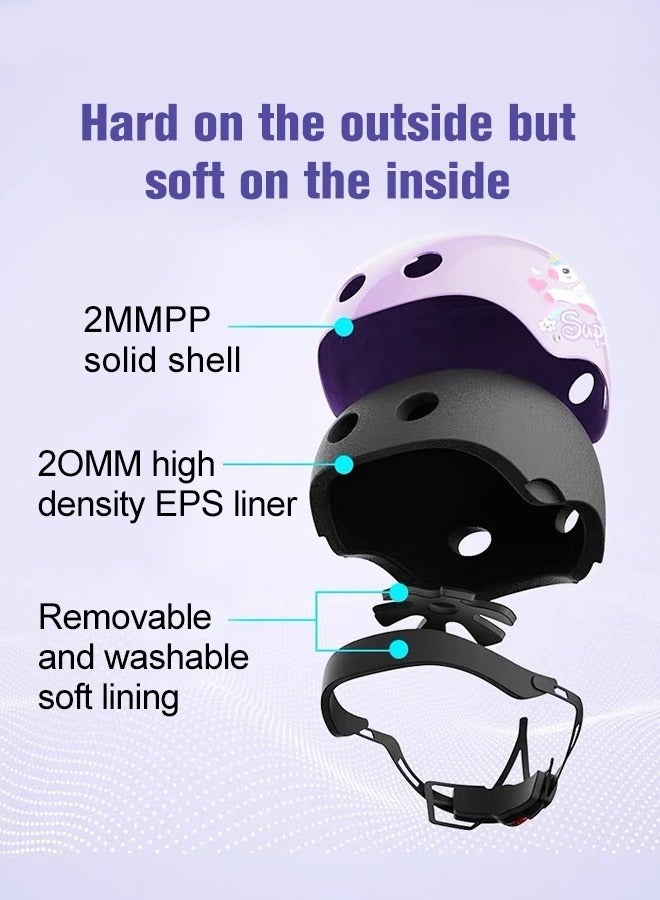 MIXDE 7 PCS Adjustable Helmet Sports Protective Gear Set with Elbow Knee Wrist Pads for Multi-Sports Skateboarding Bike Riding Scooter Inline skatings Longboard Roller Skate  - Image 4