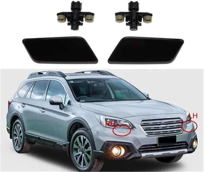 DEMULAX Front Headlight Washer Cover for Subaru Outback - Image 2