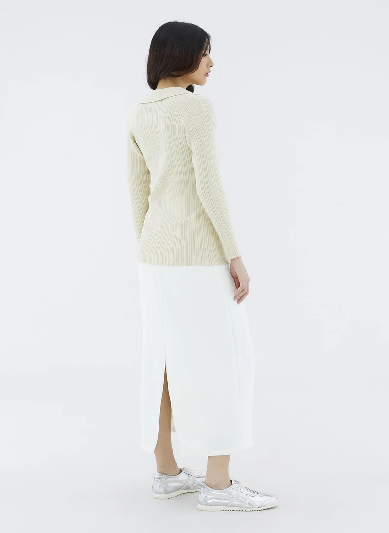 The Editor's Market Quicinda Longline Knit Top