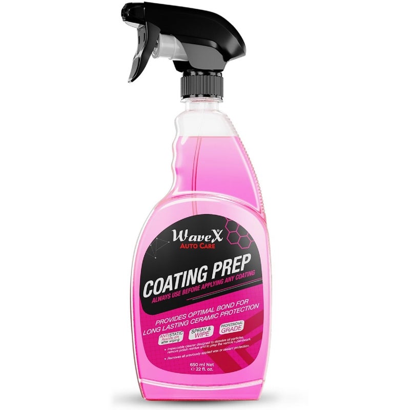 WaveX Pre Ceramic Coating For Car Spray - Coating Prep Pre Treatment Spray 650Ml | Always Use Before Application Of Ceramic Coating For Car | Isopropyl Alcohol Based Formulation, Pink - Image 3
