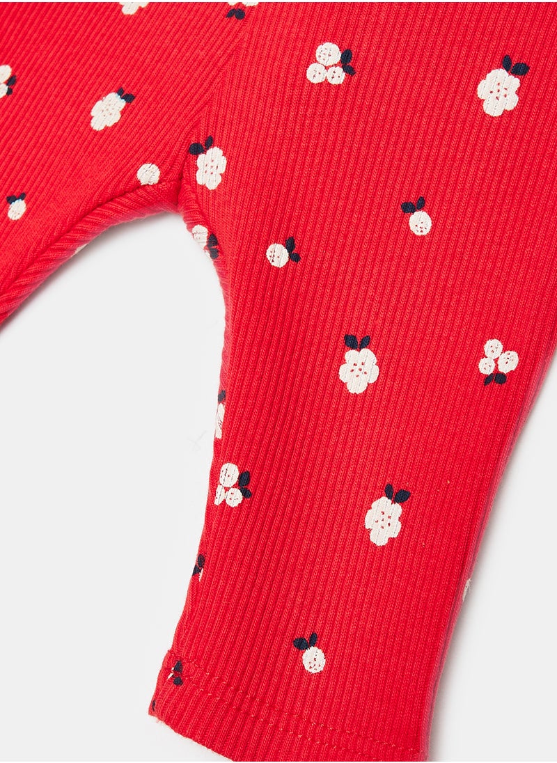 Okaidi - OBaiBi By Okaidi Baby Girls Thermal Pants - Image 1