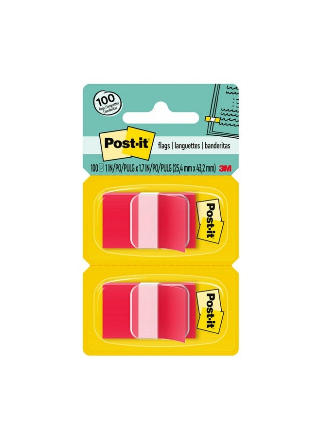 Post-it Flags 50/Dispenser 2 Dispensers/Pack 1 In Wide Red (680Rd2) - Image 1
