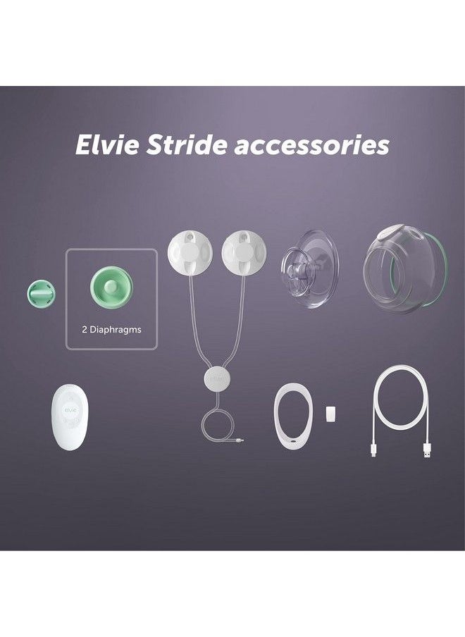 elvie Stride Breast Pump Diaphragm ; 2 Pack ; Breastfeeding Essentials ; Breastfeeding Accessories For Breastmilk Storage & Breast Pumps  - Image 5