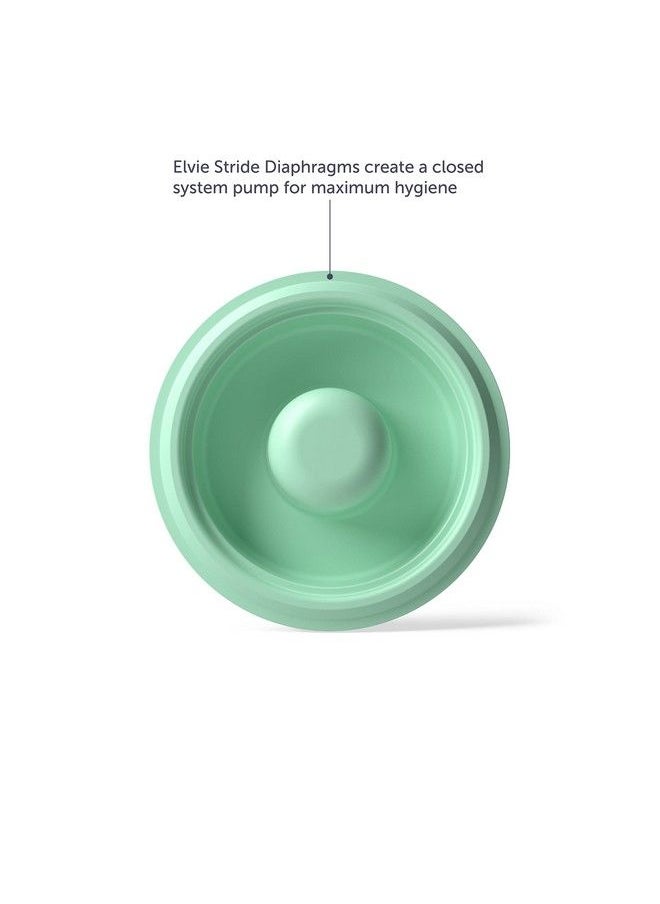 elvie Stride Breast Pump Diaphragm ; 2 Pack ; Breastfeeding Essentials ; Breastfeeding Accessories For Breastmilk Storage & Breast Pumps  - Image 4