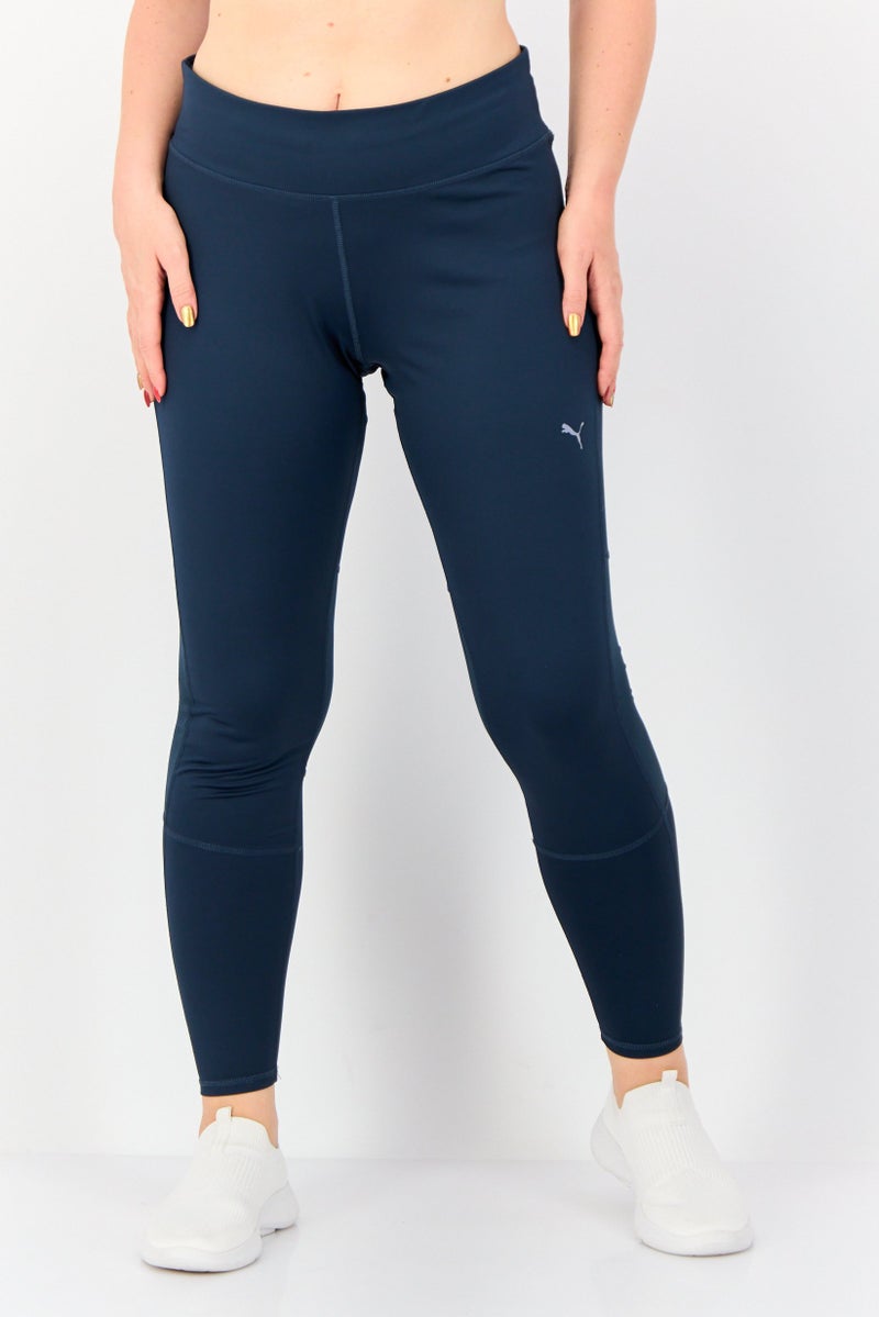 PUMA Women Sportswear Fit Running Leggings, Teal Blue - Image 1