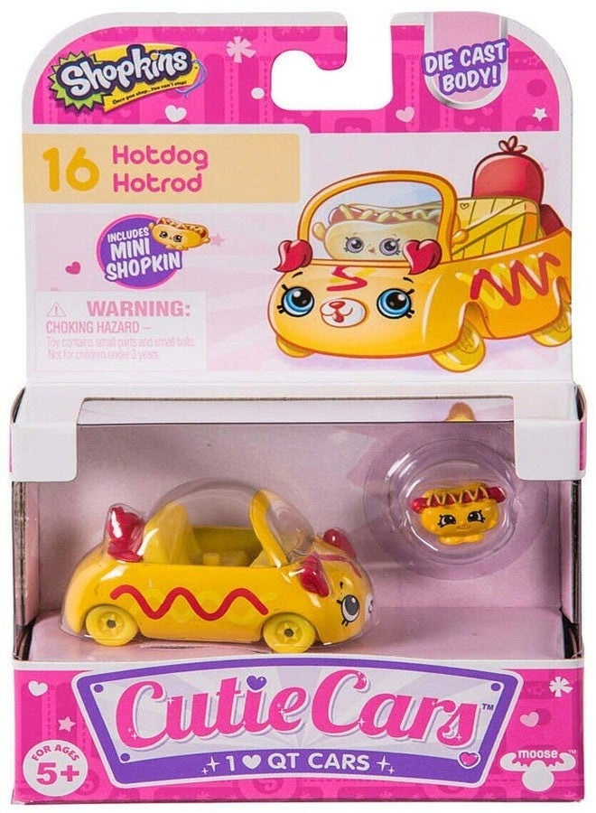 Shopkins Cutie Cars #16 Hotdog Hotrod with Mini Shopkin Exclusive