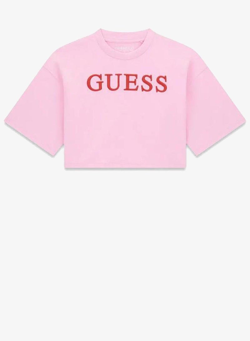 GUESS Youth Graphic Crew Neck T-Shirt - Image 2
