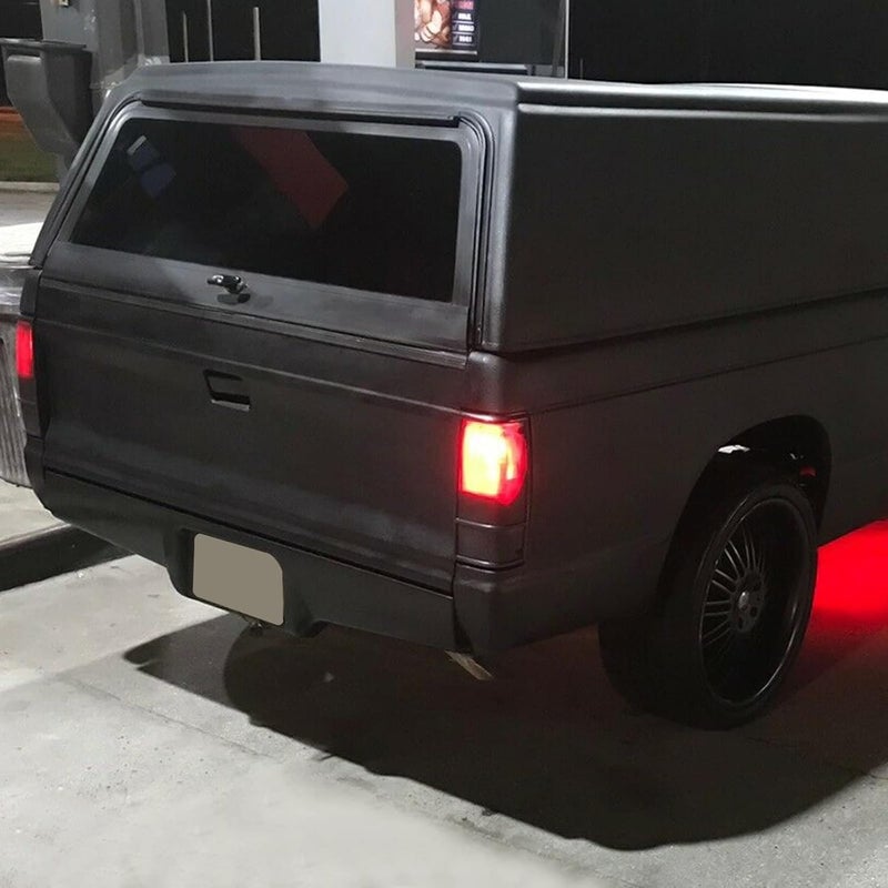 ECOTRIC Rear Bumper Roll Pan Compatible with 1982-1993 Chevy S10 GMC S15 Sonoma W/Light Pickup Steel - Image 3
