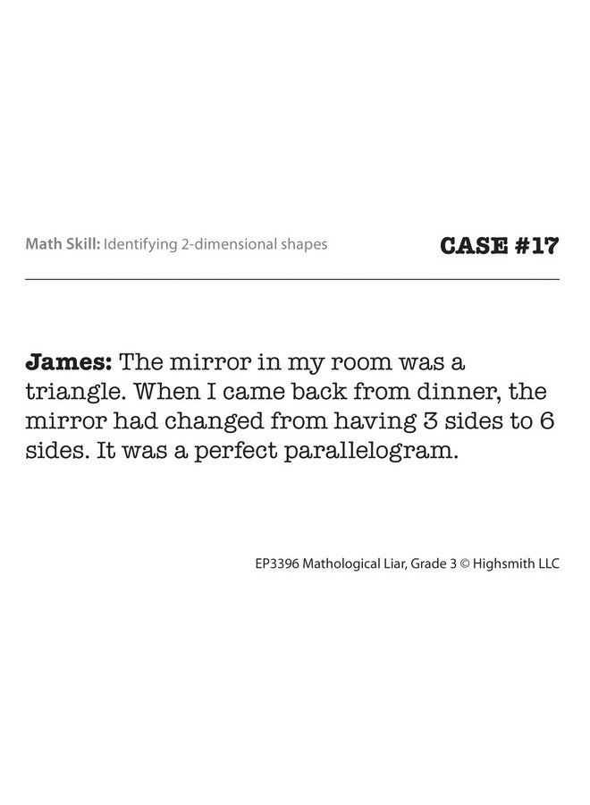 Edupress (EP-3396) Mathological Liar Game, Grade 3 - Image 5