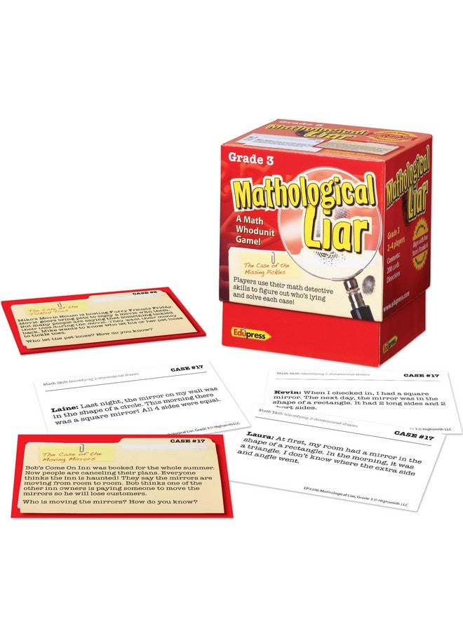 Edupress (EP-3396) Mathological Liar Game, Grade 3 - Image 3