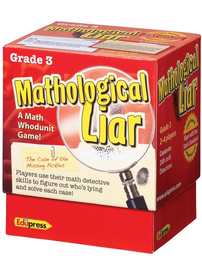 Edupress (EP-3396) Mathological Liar Game, Grade 3 - Image 1