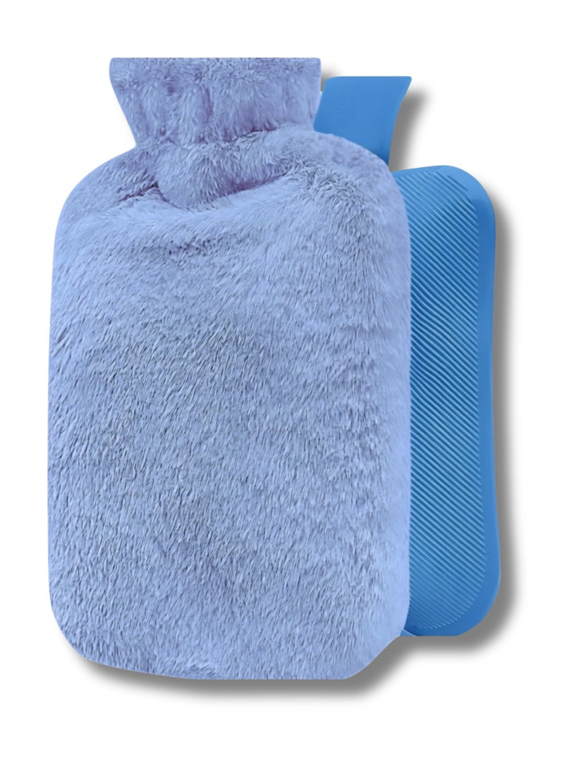 Mini Hot Rubber Water Bag with Protection Cloth Cover - packaging may vary - Image 1
