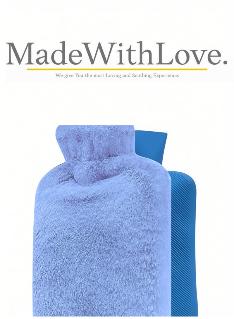 Mini Hot Rubber Water Bag with Protection Cloth Cover - packaging may vary - Image 5