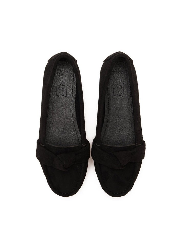 TGS - Knot Suede Loafers - Image 1