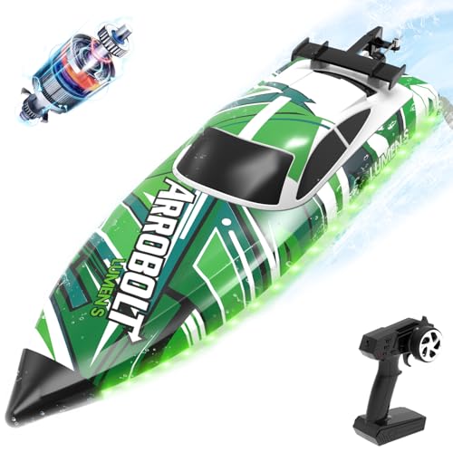 volantexrc Brushless RC Boats for Adults 35MPH Fast Remote Control Boat for Lakes Full Proportional Boat High Speed RC Boats for Adults 79706 - Image 1